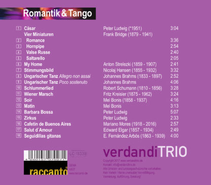 Verdandi Trio - Romantik & Tango